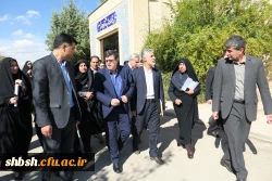 بازدید دکتر خنیفر، رئیس دانشگاه فرهنگیان از پردیس شهید باهنر فارس