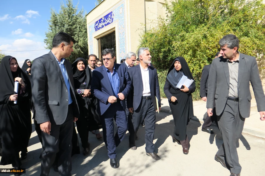 بازدید دکتر خنیفر، رئیس دانشگاه فرهنگیان از پردیس شهید باهنر فارس