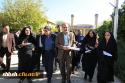 بازدید دکتر خنیفر، رئیس دانشگاه فرهنگیان از پردیس شهید باهنر فارس