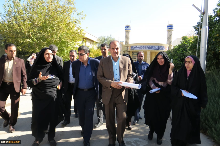 بازدید دکتر خنیفر، رئیس دانشگاه فرهنگیان از پردیس شهید باهنر فارس