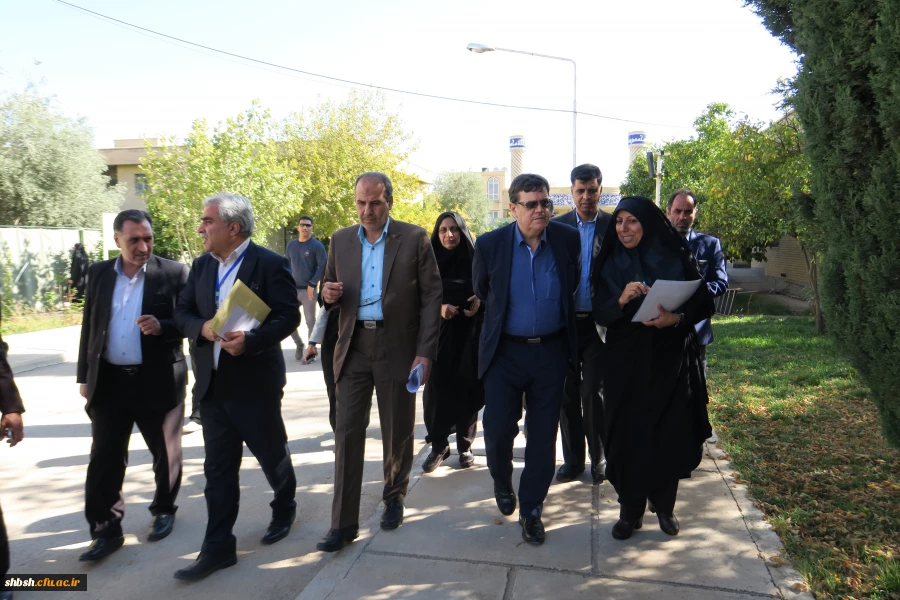 بازدید دکتر خنیفر، رئیس دانشگاه فرهنگیان از پردیس شهید باهنر فارس