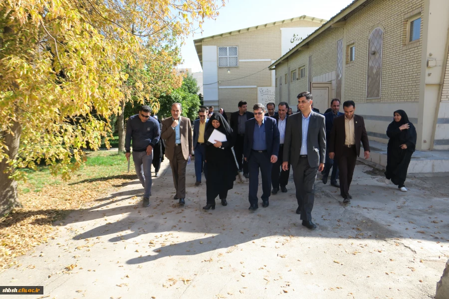 بازدید دکتر خنیفر، رئیس دانشگاه فرهنگیان از پردیس شهید باهنر فارس