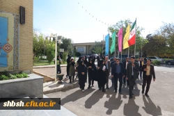 بازدید دکتر خنیفر، رئیس دانشگاه فرهنگیان از پردیس شهید باهنر فارس