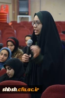 نشست دکتر کاوه مدیر کل امور اجتماعی دانشگاه فرهنگیان با دانشجویان پردیس شهید باهنر فارس