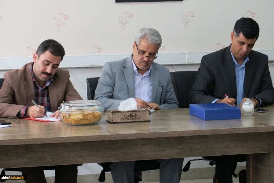 نشست دبیران واعضای شورای صنفی با معاون وومدیران امور دانشجویی سازمان مرکزی