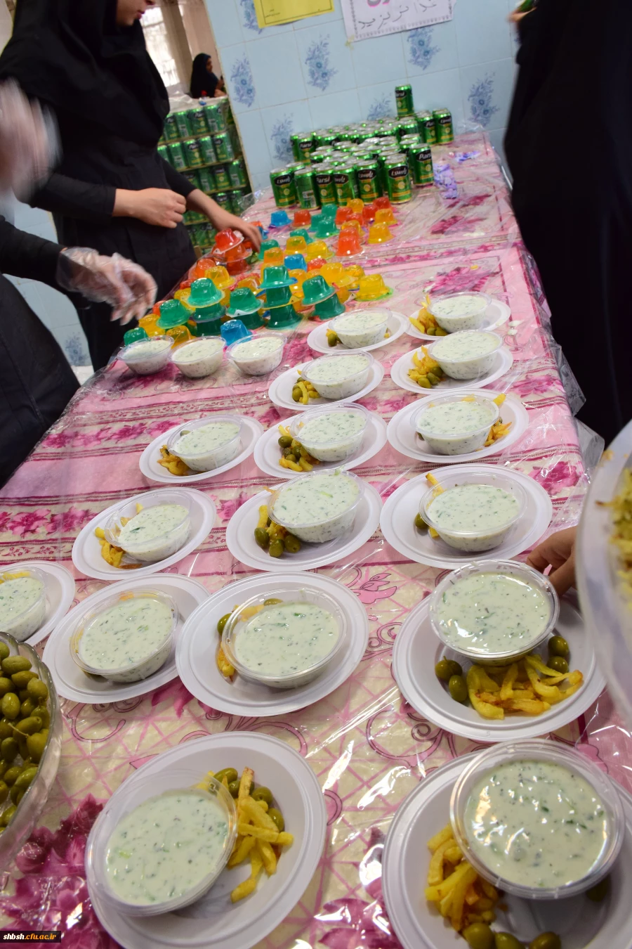 تقدیم گل همراه با ناهار ویک روز  بیادماندنی