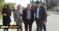 بازدید دکتر رحیمی مدیر کل بهسازی و منابع انسانی معاونت آموزشی سازمان مرکزی از پردیس شهید باهنر فارس