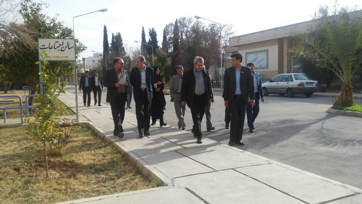بازدید دکتر رحیمی مدیر کل بهسازی و منابع انسانی معاونت آموزشی سازمان مرکزی از پردیس شهید باهنر فارس