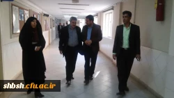 بازدید دکتر رحیمی مدیر کل بهسازی و منابع انسانی معاونت آموزشی سازمان مرکزی از پردیس شهید باهنر فارس