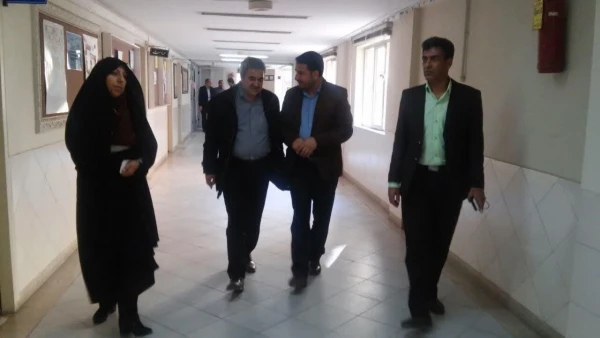 بازدید دکتر رحیمی مدیر کل بهسازی و منابع انسانی معاونت آموزشی سازمان مرکزی از پردیس شهید باهنر فارس