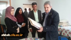 بازدید دکتر رحیمی مدیر کل بهسازی و منابع انسانی معاونت آموزشی سازمان مرکزی از پردیس شهید باهنر فارس