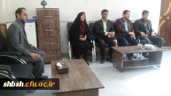 بازدید دکتر رحیمی مدیر کل بهسازی و منابع انسانی معاونت آموزشی سازمان مرکزی از پردیس شهید باهنر فارس