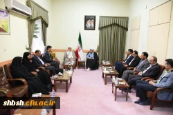 دیدار مسئولین دانشگاه فرهنگیان فارس با امام جمعه شیراز