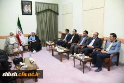 دیدار مسئولین دانشگاه فرهنگیان فارس با امام جمعه شیراز