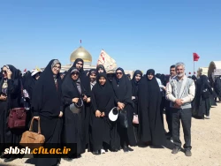 حضور کاروان راهیان نور دانشجویان پردیس شهید باهنر فارس در مناطق جنگی جنوب