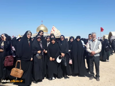 حضور کاروان راهیان نور دانشجویان پردیس شهید باهنر فارس در مناطق جنگی جنوب