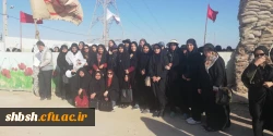 حضور کاروان راهیان نور دانشجویان پردیس شهید باهنر فارس در مناطق جنگی جنوب