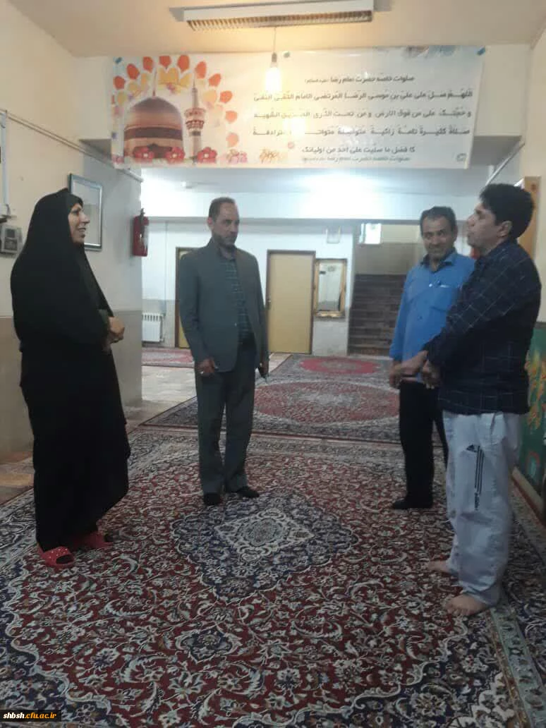 بازدید سرپرست پردیس شهید باهنر ازوضعیت اسکان مسافران نوروزی