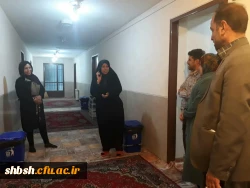 بازدید سرپرست پردیس شهید باهنر ازوضعیت اسکان مسافران نوروزی