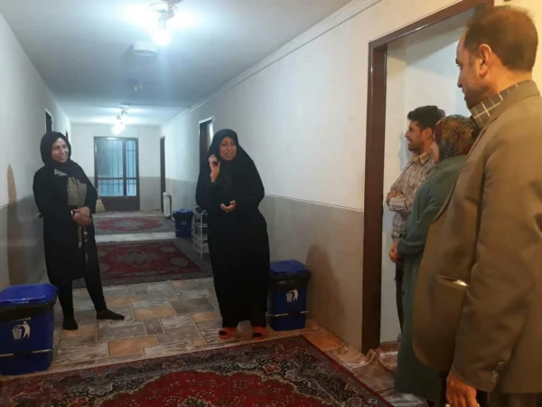 بازدید سرپرست پردیس شهید باهنر ازوضعیت اسکان مسافران نوروزی