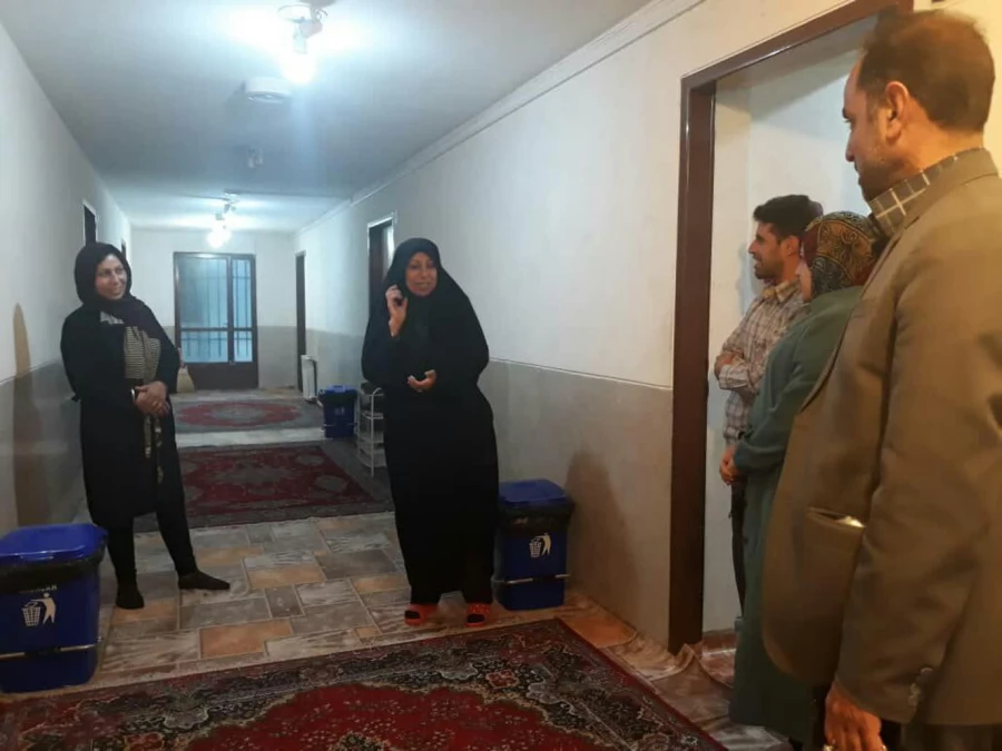 بازدید سرپرست پردیس شهید باهنر ازوضعیت اسکان مسافران نوروزی