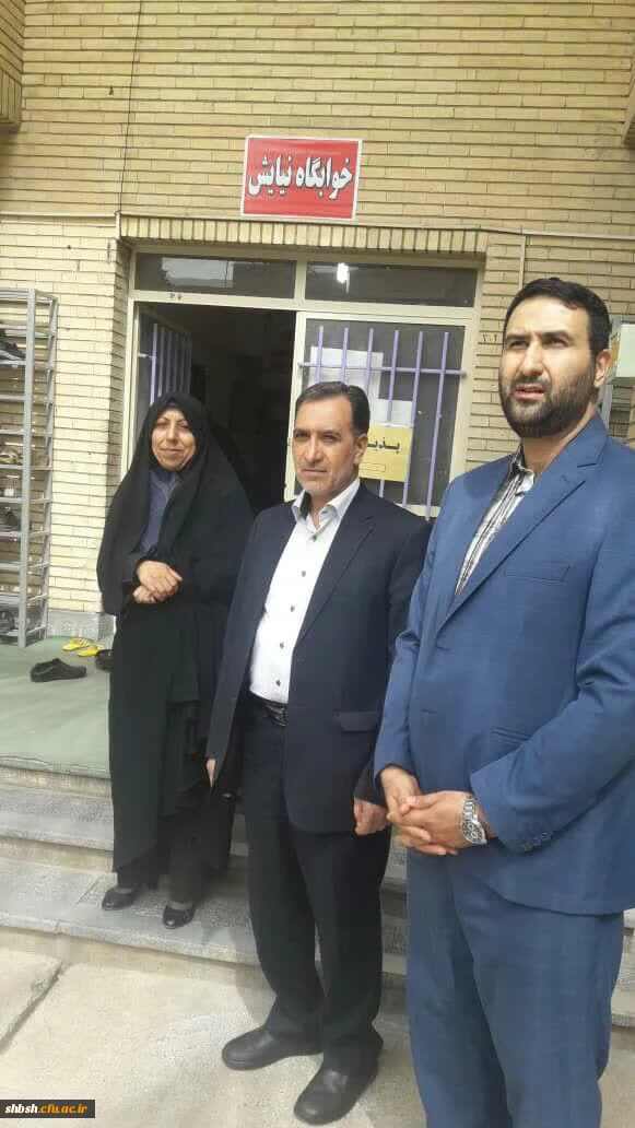 بازدید دکتر زینلی ازوضعیت اسکان مسافران نوروزی پردیس شهید باهنر