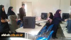 بازدید سرپرست و معاونان پردیس شهید باهنر فارس از اولین روز تشکیل کلاس ها ی درس بعد از تعطیلات نوروز