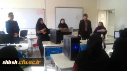 بازدید سرپرست و معاونان پردیس شهید باهنر فارس از اولین روز تشکیل کلاس ها ی درس بعد از تعطیلات نوروز