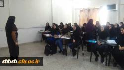 بازدید سرپرست و معاونان پردیس شهید باهنر فارس از اولین روز تشکیل کلاس ها ی درس بعد از تعطیلات نوروز