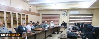 جلسه شورای مدرسین پردیس شهید باهنر برگزار شد