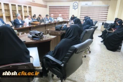 جلسه شورای مدرسین پردیس شهید باهنر برگزار شد