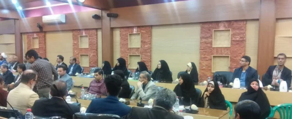 حضور مسئولین پردیس شهید باهنر فارس در جلسه حمایت دانشگاه های استان فارس از سپاه پاسداران انقلاب اسلامی