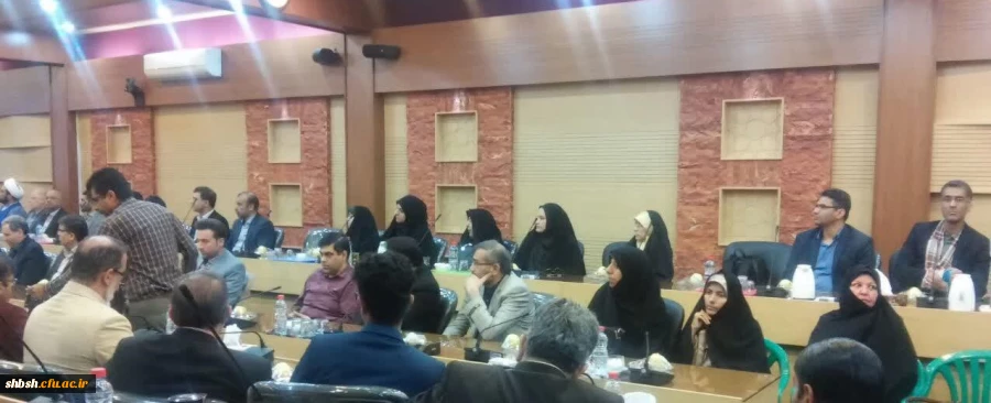 حضور مسئولین پردیس شهید باهنر فارس در جلسه حمایت دانشگاه های استان فارس از سپاه پاسداران انقلاب اسلامی
