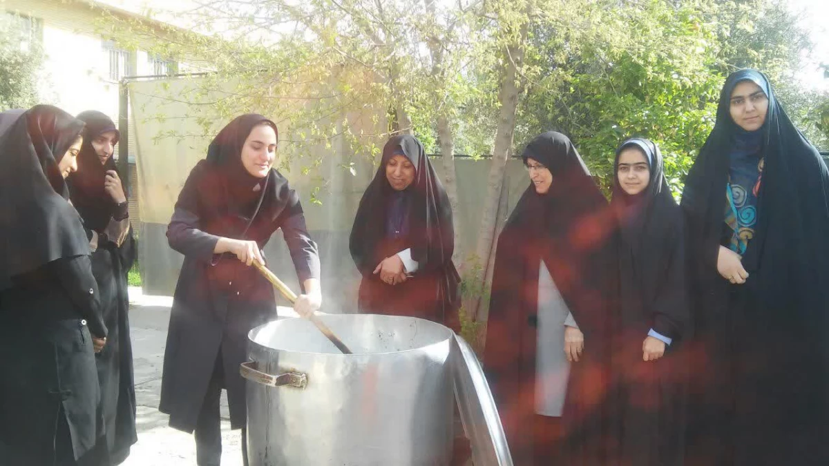 پخت آش نذری