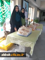 برپایی ایستگاه تغذیه سالم به مناسبت هفته سلامت