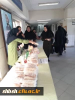 برپایی ایستگاه تغذیه سالم به مناسبت هفته سلامت