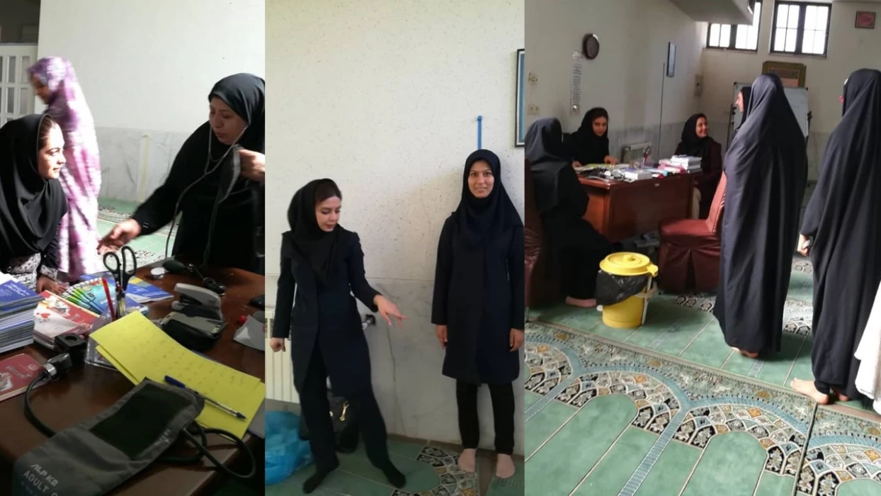 ویزیت رایگان دانشجویان خوابگاه نرجس توسط پزشک  به مناسبت هفته سرای دانشجویی