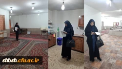 بازدید کارشناس مرکز بهداشت شهدای انقلاب از سرای دانشجویی پردیس به مناسبت هفته سرای دانشجویی