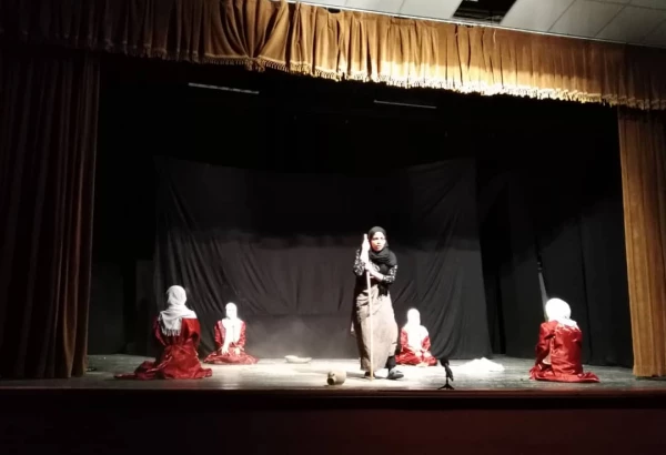 دومین روز برگزاری بیست و نهمین جشنواره فرهنگی دانشجومعلمان دانشگاه فرهنگیان بخش هنرهای گروهی تئاتر و سرود