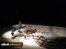 گزارش دومین روز برگزاری جشنواره تئاتر و سرود دانشگاه فرهنگیان بخش برادران - شیراز تیرماه 98