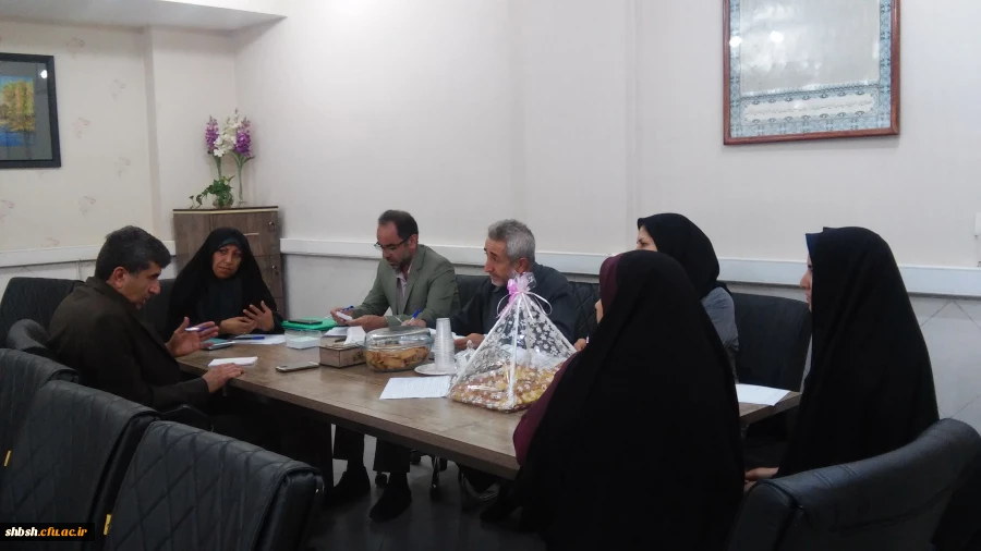 تشکیل جلسه شورای تغذیه پردیس شهید باهنر با حضور خانم دکتر داودی  2