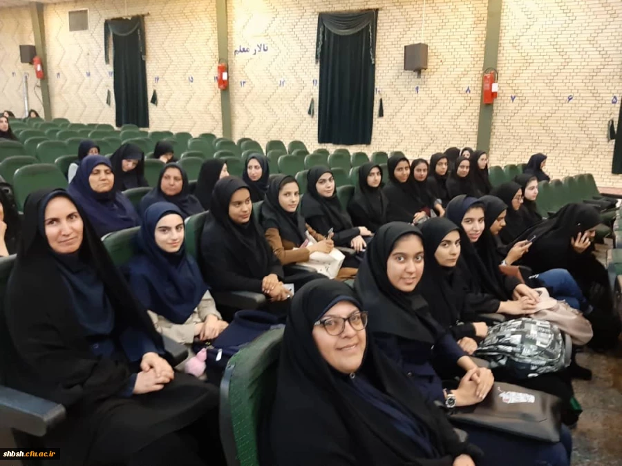 شرکت دانشجویان رشته زیست شناسی ورودی ۹۸ پردیس شهید باهنر در همایش هفته "بهداشت روان" اداره کل آموزش و پرورش فارس 2