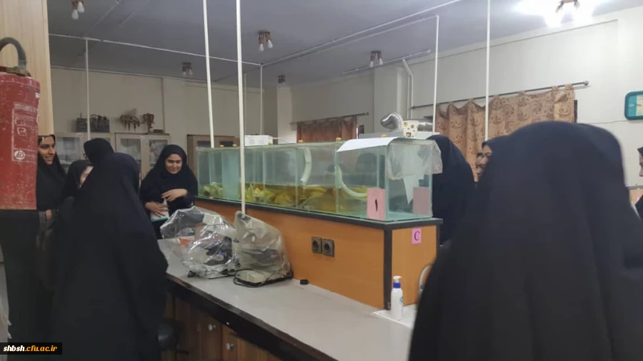 باز دید دانش آموزان دبیرستان معارف از پردیس شهید باهنر 7