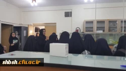 باز دید دانش آموزان دبیرستان معارف از پردیس شهید باهنر 8