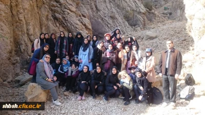 برنامه کوهنوردی دانشجومعلمان پردیس شهید باهنر به مناسبت روز دانشجو