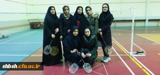 برگزاری مسابقه بدمینتون به مناسبت روز دانشجو