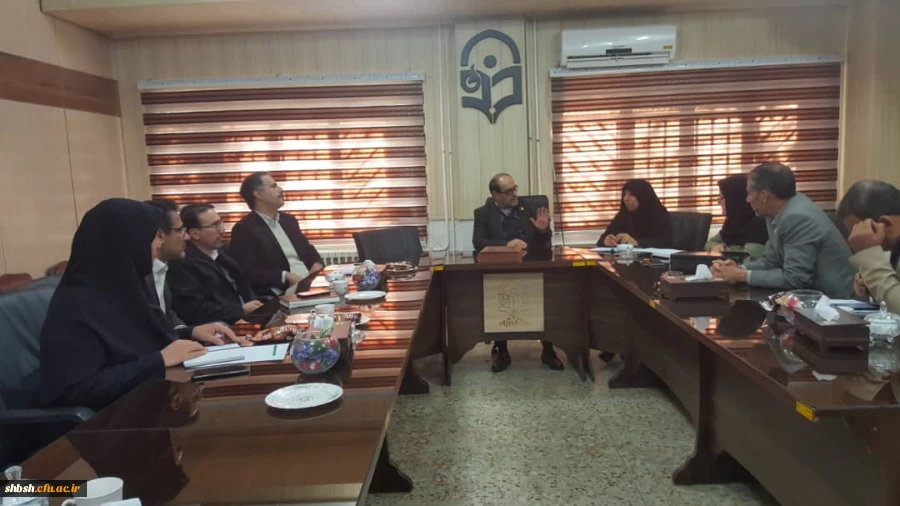 جلسه تحصیلات تکمیلی با حضور دکتر افلاکی رئیس دانشگاه فرهنگیان فارس 3