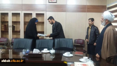 مراسم تکریم و معارفه مسولان بسیج دانشجویی در پردیس شهید باهنر برگزار گردید