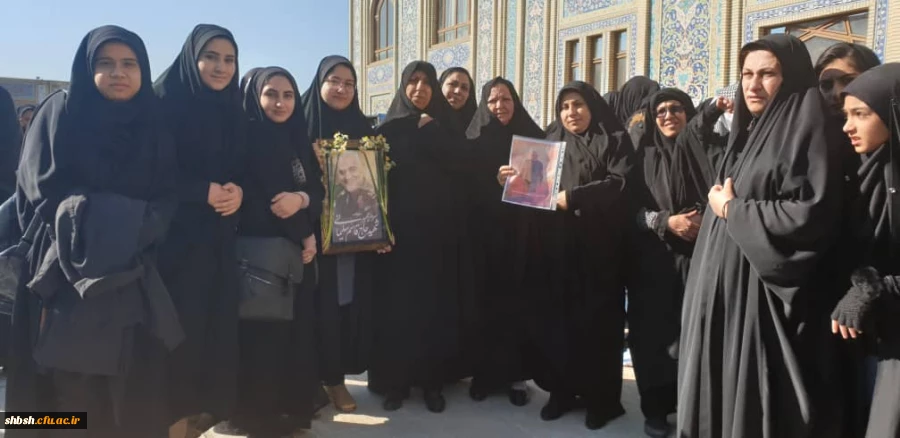 حضور باشکوه اساتید، کارکنان و دانشجویان پردیس شهید باهنر در روز بیادماندنی بزرگداشت  سردار رشید اسلام شهید سپهبد حاج قاسم سلیمانی 4