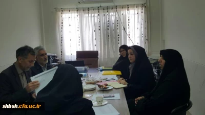 جلسه شورای پژوهشی پردیس شهید باهنر